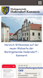 Mobile Screenshot of hadersdorf-kammern.at